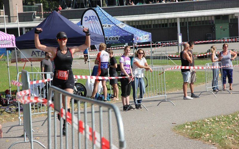 eerste triatlon hardlopen